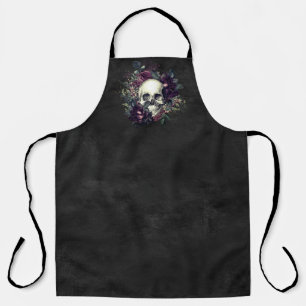 Gothic Glam   Apron   Skull and Roses