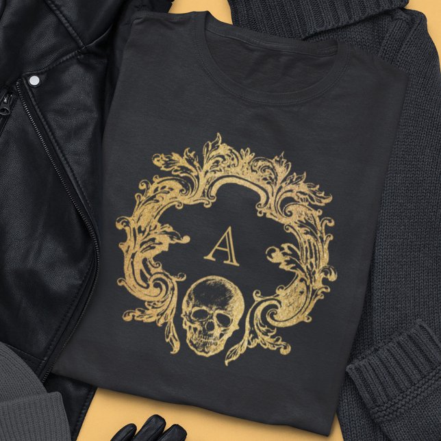 Gothic Glam | T-Shirt | Front | Gold (Creator Uploaded)