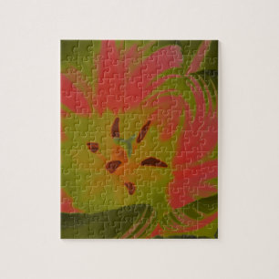 Gothic Gloomy Red Tulip Puzzle
