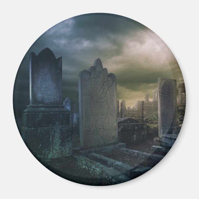 Gothic Graveyard Magnet (Front)