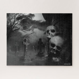 Gothic Graveyard - The Graveyard Shift Jigsaw Puzzle