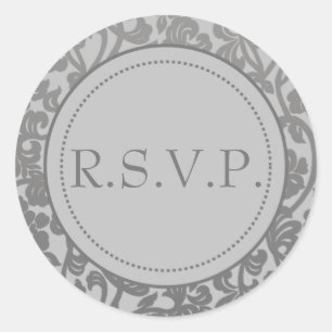 Gothic Grey &  Flourish Envelope Seals