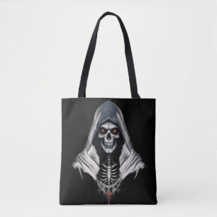 Gothic Grim Reaper Shoulder Tote Bag