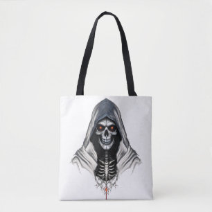 Gothic Grim Reaper Shoulder Tote Bag