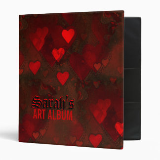 Gothic Grunge Love Hearts Album Binder
