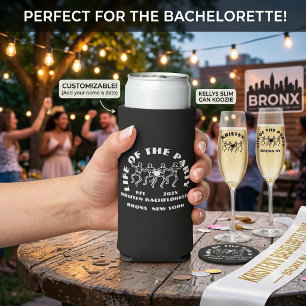 Gothic Halloween Bachelorette Can Cooler Bridema