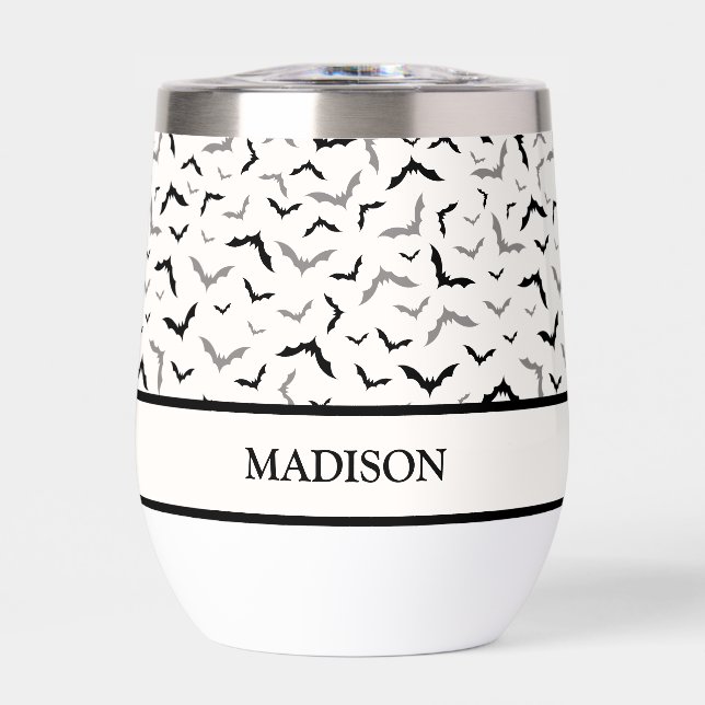 Gothic Halloween Black Bat Wedding (Avant)