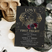 Gothic Halloween Couples Shower Engagement