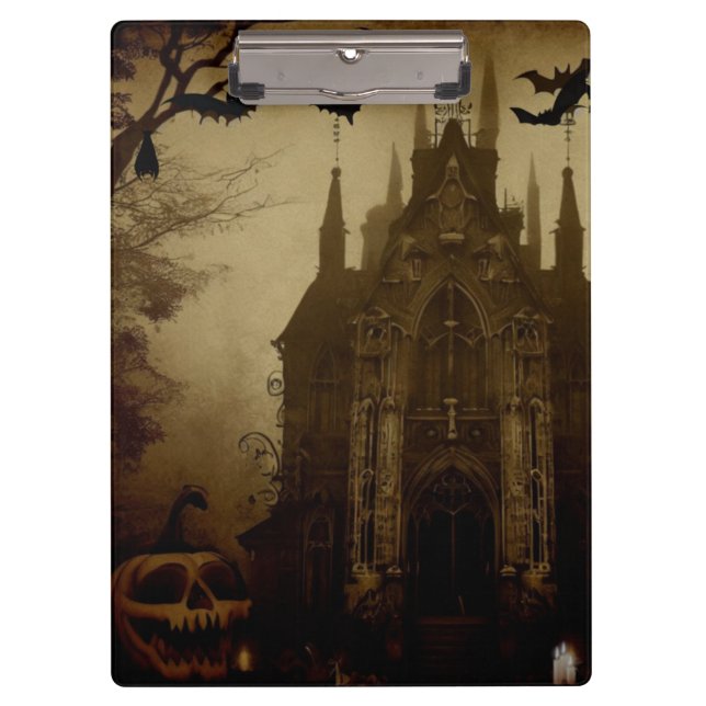 Gothic/Halloween/fall/pumpkin  Clipboard (Front)