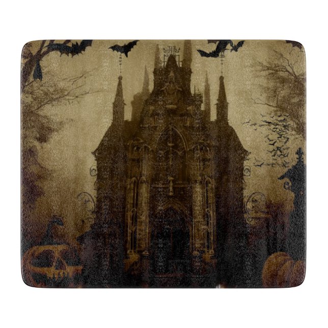 Gothic/Halloween/fall/pumpkin  Cutting Board (Front)