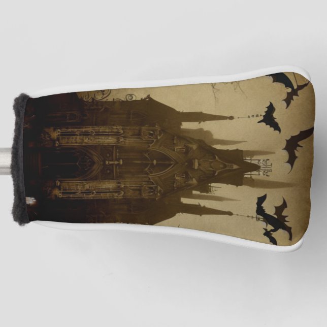 Gothic/Halloween/fall/pumpkin  Golf Head Cover (Front)