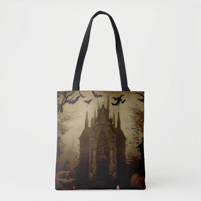 Gothic/Halloween/fall/pumpkin  Tote Bag (Front)