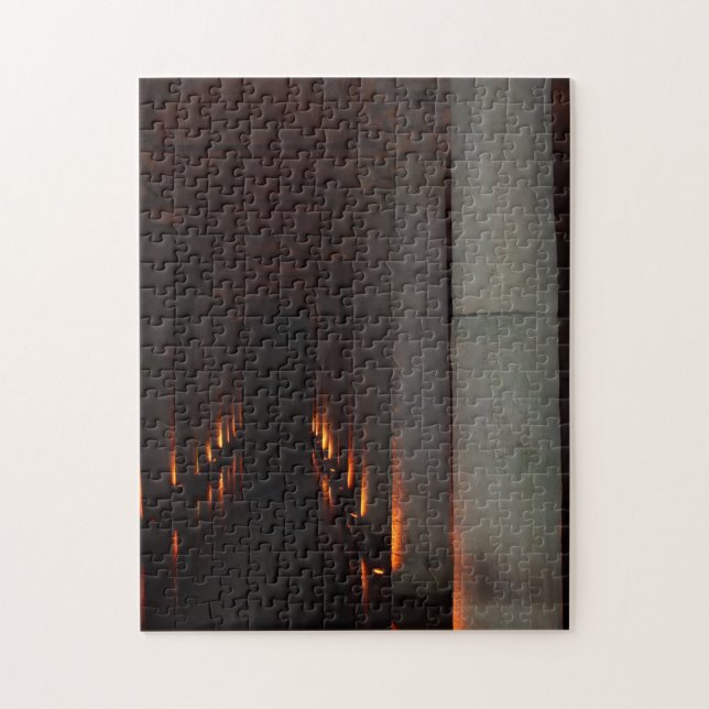 Gothic Halloween Hallway to Hell Jigsaw Puzzle (Vertical)