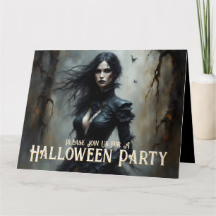 Gothic Halloween Night of Mystery Invitation
