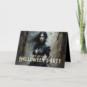 Gothic Halloween Night of Mystery Invitation