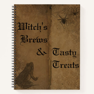 Gothic Halloween Recipe Notebook