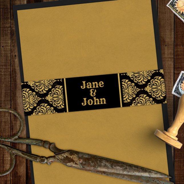 Gothic Halloween Spirit Board Wedding or Shower Invitation Belly Band (Creator Uploaded)