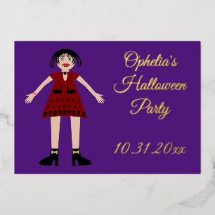 Gothic Halloween Vampire Lady Custom