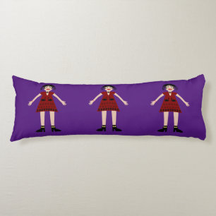 Gothic Halloween Vampire Lady Double Sided Body Pillow