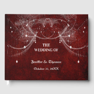 Gothic Halloween wedding guest book