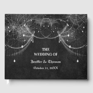 Gothic Halloween wedding guest book