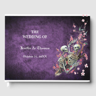 Gothic Halloween wedding guest book