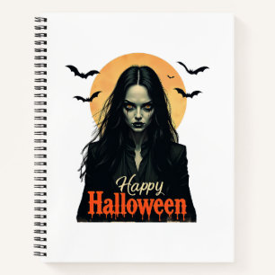 Gothic Halloween Witch Notebook