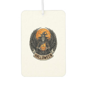 Gothic Halloween Witch Vintage Air Freshener