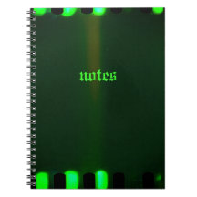 Gothic Harlequin Green Notebook