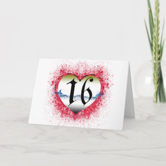 Gothic Heart 16th Card