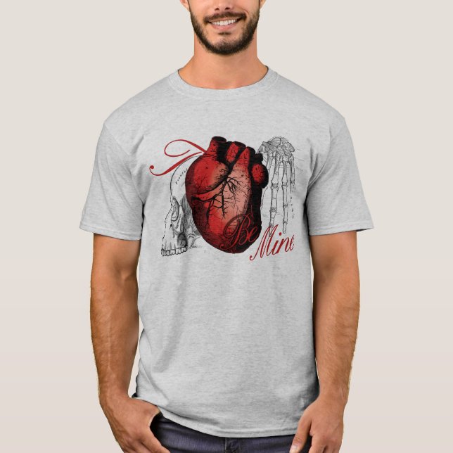 Gothic Heart Be Mine T-Shirt (Front)
