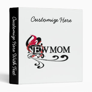 Gothic Heart New Mom T-shirts and Gifts Binder
