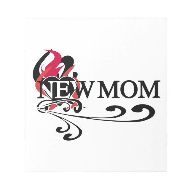 Gothic Heart New Mom T-shirts and Gifts Notepad (Front)