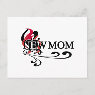 Gothic Heart New Mom Tshirts and Gifts Postcard