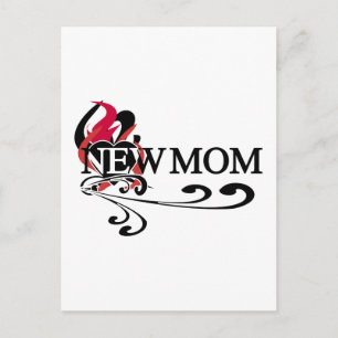 Gothic Heart New Mom Tshirts and Gifts Postcard