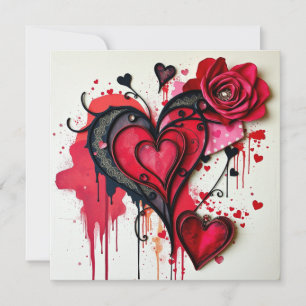 Gothic Heart Note Card