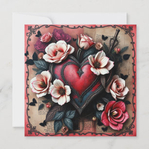 Gothic Heart Note Card