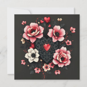Gothic Heart Note Card