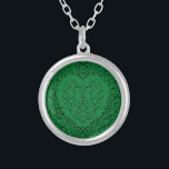 Gothic Heart-Silver Necklace Green & Black 1<br><div class="desc">Our Beautiful Gothic Heart-Silver Necklace Green & Black 1 Are Dark,  Yet Lovely With Our Artistic Scroll Design. They Are Designed In A Collection Of Several Items So Your Whole Wedding Can Be Coordinated With The Same Style!</div>