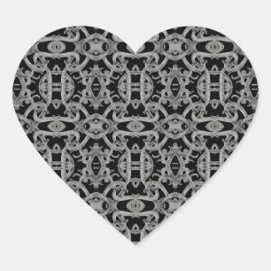 GOTHIC Heart Stickers
