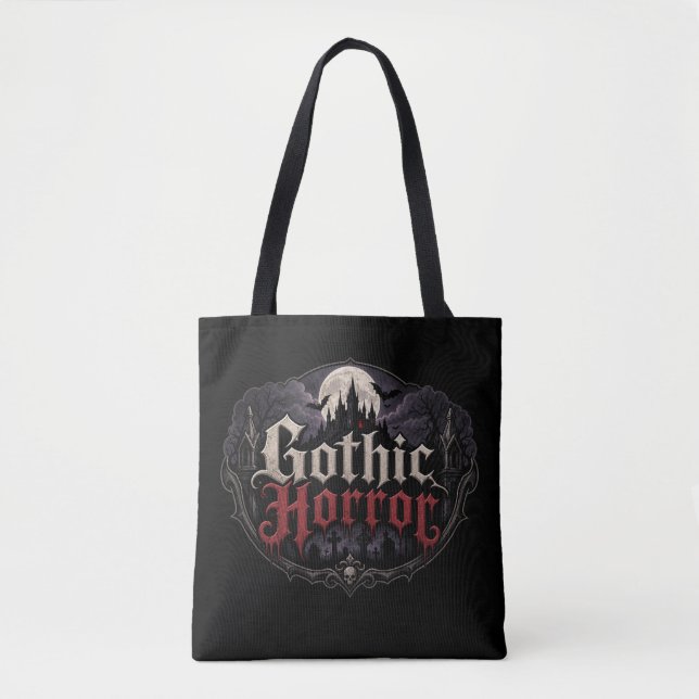 Gothic Horror fiction lover Tote Bag (Front)