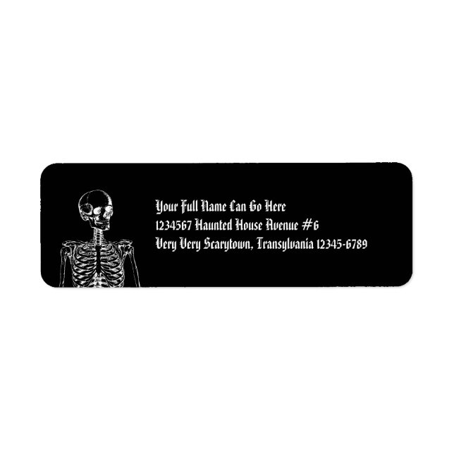 Gothic Horror Skeleton (Front)