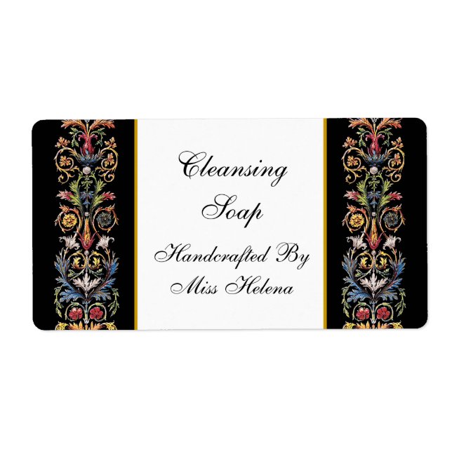 Gothic Illuminated Art Custom Label (Front)