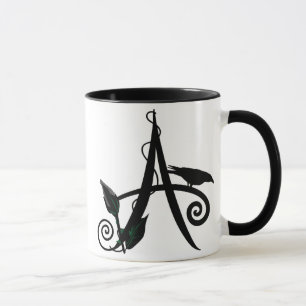 'Gothic Initial A' Mug