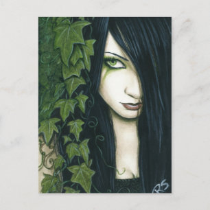 Gothic Ivy Fantasy Postcard