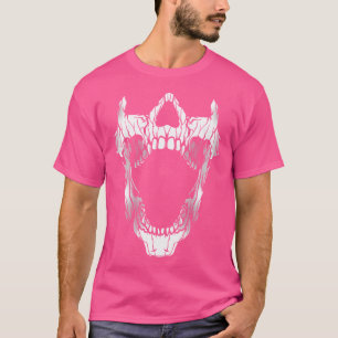 Gothic Jawbone Gothic Skull Head Art Emo Punk Oral T-Shirt