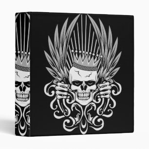 Gothic King Skull Binder