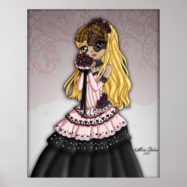 Gothic Lace Bride - Blonde Poster (Front)