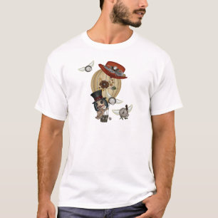 gothic laveau hot air balloon steampunk art T-Shirt