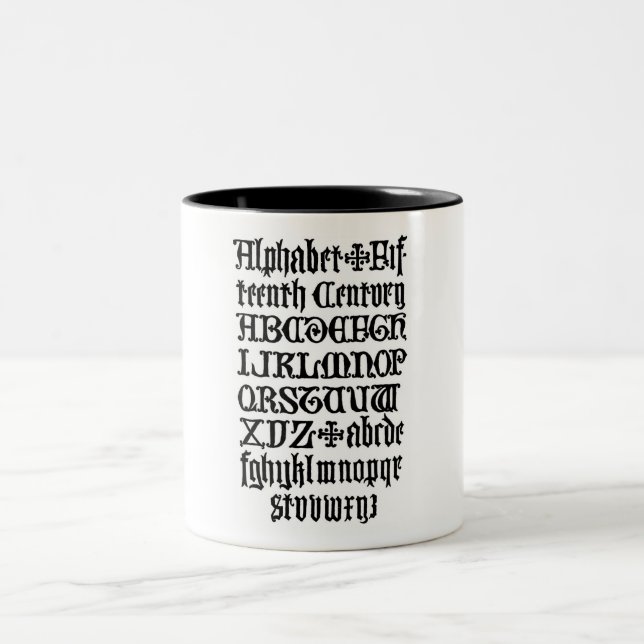 Gothic Letters Mug (Center)